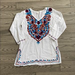 Hand Embroidered Cuban shirt